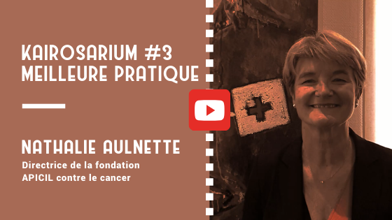 Image de l'épisode #3 de Kairosarium, pour découvrir en 2 mn Nathalie AULNETTE, Directrice de la Fondation APICIL contre la douleur