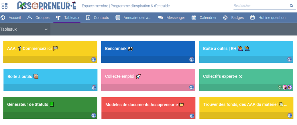 espace membre assopreneur tableaux espace membre assopreneur tableaux